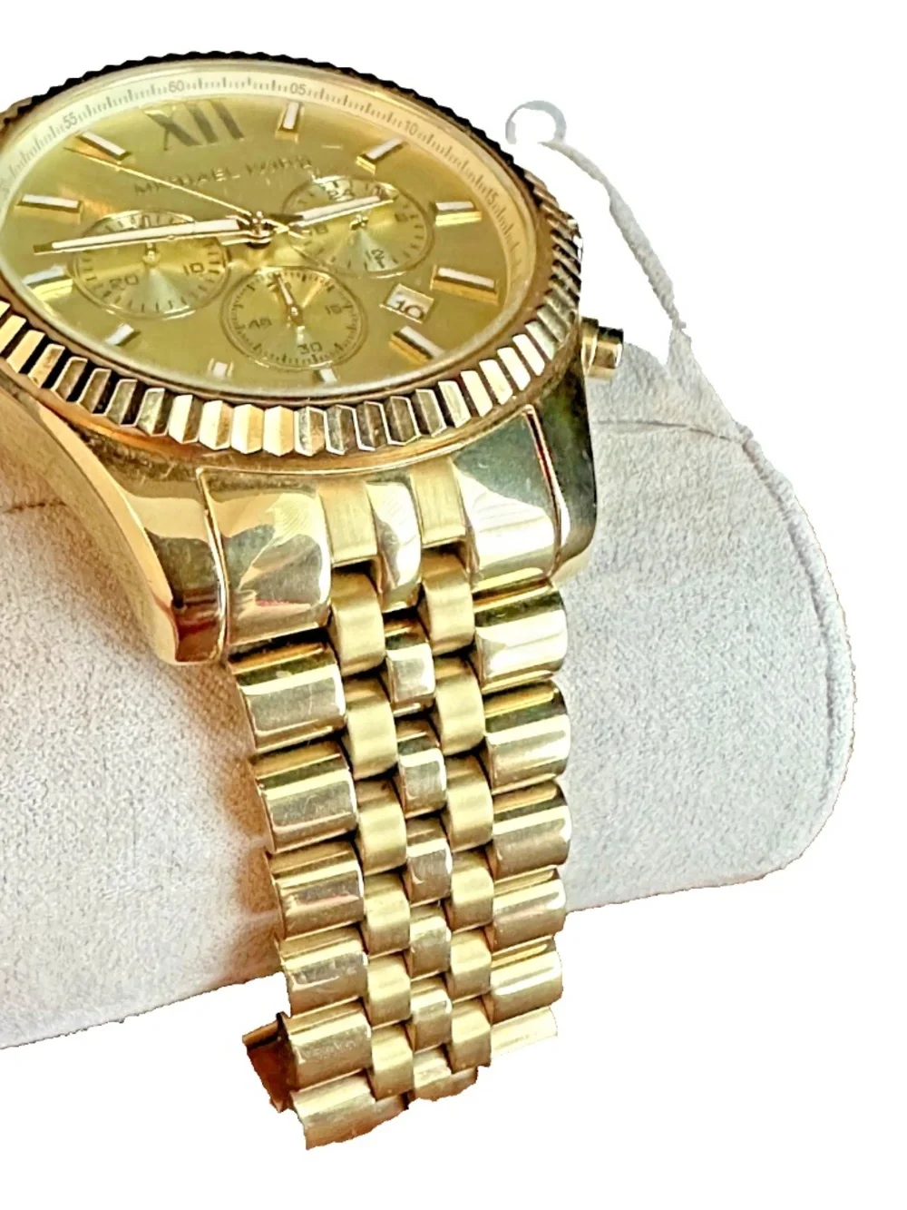 Michael Kors Lexington Gold Tone Stainless Steel – Preloved